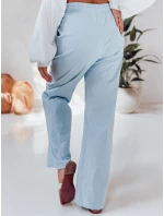Dámské ležérní kalhoty s širokými nohavicemi BOHO DAY světle modré FashionStreet UY2651 Dámské ležérní kalhoty s širokými nohavicemi BOHO DAY světle modré FashionStreet UY2651