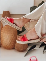 Dámské žabky MISSWAVE červené FashionStreet ZY0948