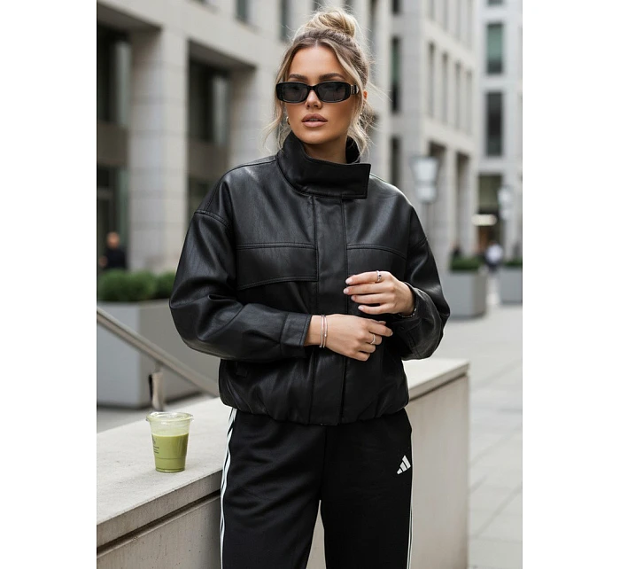 Kurtka damska z oversize z  czarna model 22042902 - FashionStreet