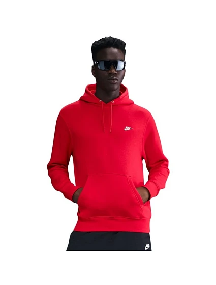 Pánská mikina Nike Club BB, červená, FN3859 657, velikost XL Pánská mikina Nike Club BB, červená, FN3859 657, velikost XL