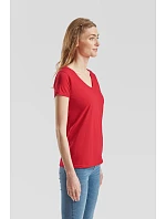 Fruit of the Loom Lady-Fit Iconic 150 V-Neck T Dámské tričko s výstřihem do V 16.1444 white Fruit of the Loom Lady-Fit Iconic 150 V-Neck T Dámské tričko s výstřihem do V 16.1444 white
