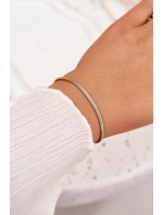 Náramek Žmijka ze chirurgické oceli zlatý