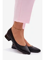 Baleríny Na Nízkém Podpatku model 22099966 Černé - VINCEZA