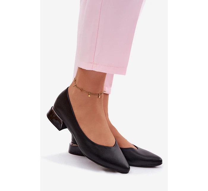 Baleríny Na Nízkém Podpatku model 22099966 Černé - VINCEZA