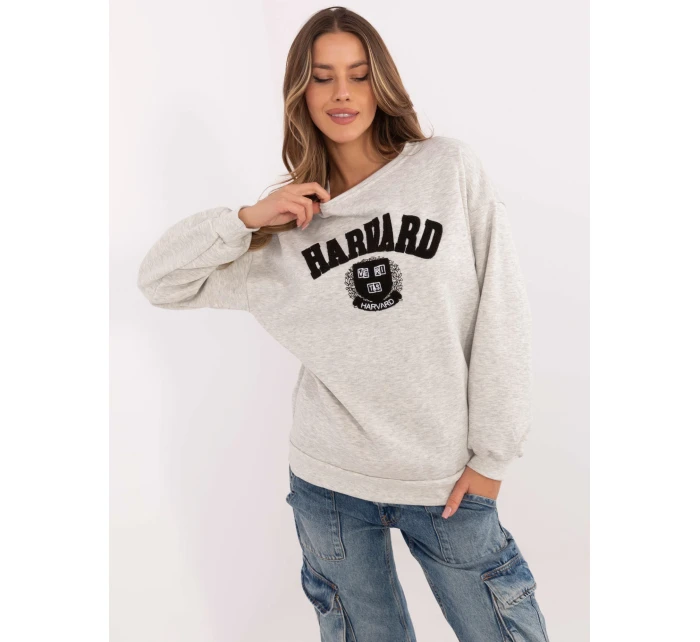 Mikina EM BL 617 model 20811730 světle šedá - FPrice Mikina EM BL 617 model 20811730 světle šedá - FPrice