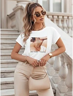 FALCI dámské tričko bílé FashionStreet RY2398