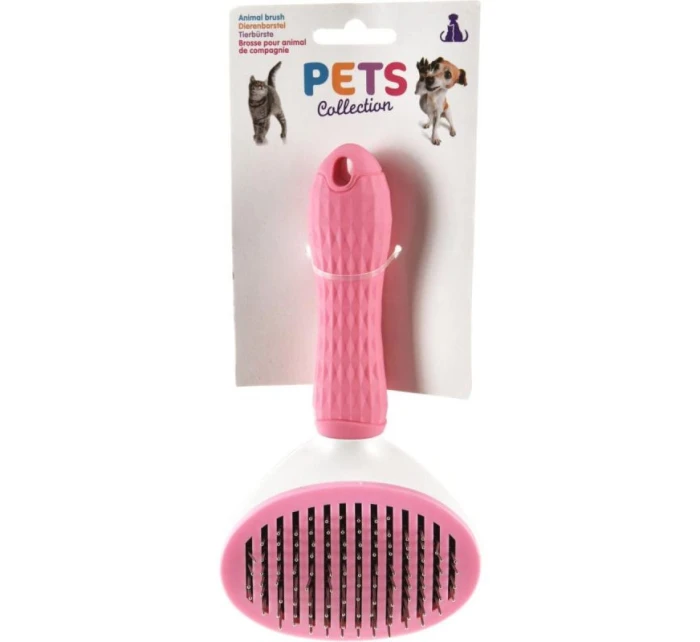 SAMOČISTICÍ KARTÁČ PRO PSY A KOČKY RŮŽOVÝ