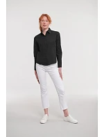 Russell Athletic 924F Popelínová halenka s dlouhým rukávem 11.924F white Russell Athletic 924F Popelínová halenka s dlouhým rukávem 11.924F white