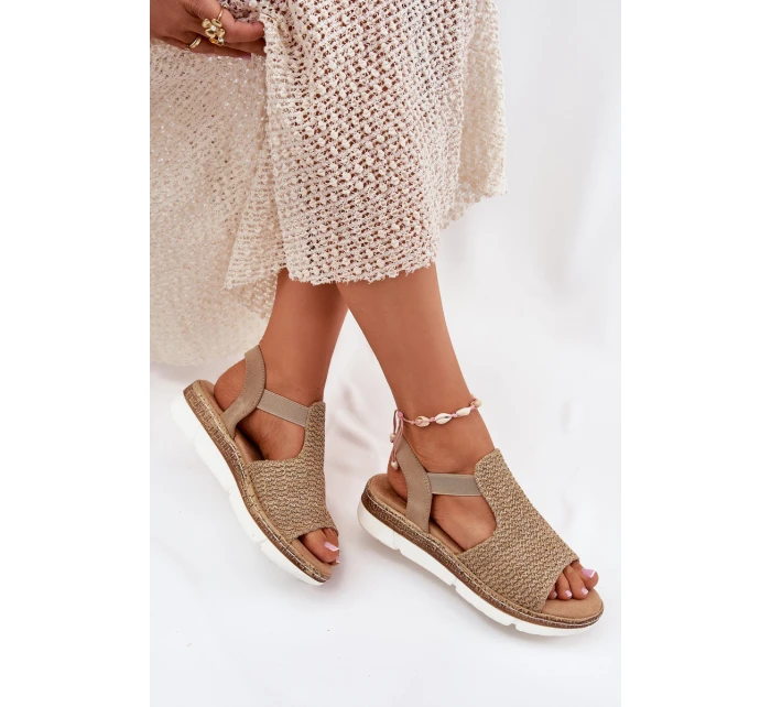 Dámské Sandály S Pletením model 21698599 - EVENTO Dámské Sandály S Pletením model 21698599 - EVENTO