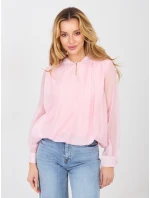 Bluzka IT BZ model 21902652 jasny różowy - FPrice Bluzka IT BZ model 21902652 jasny różowy - FPrice