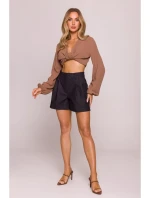 model 21136127 Džínové šortky grafitové - Moe