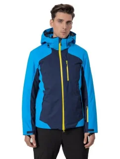 Pánská bunda H4Z22-KUMN010 modro-žlutá - 4F