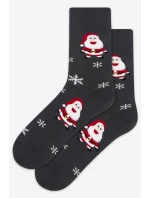 Vzorované vánoční ponožky U04.156 Vzorované vánoční ponožky U04.156