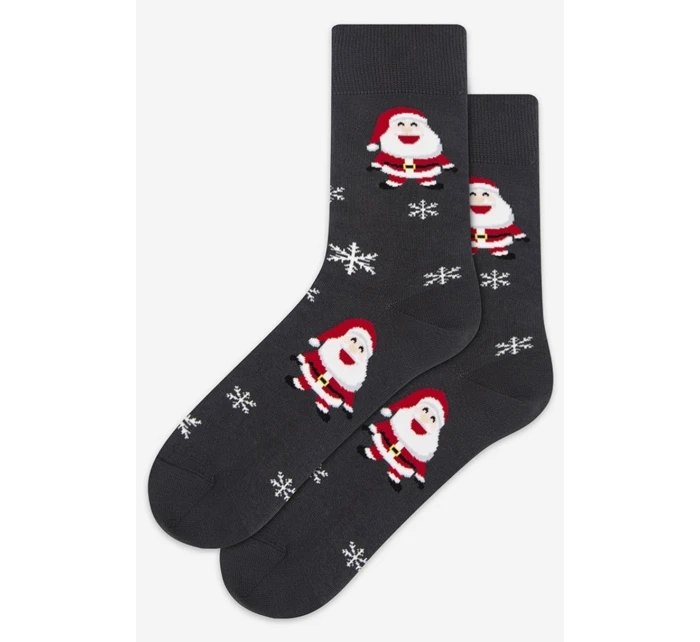 Vzorované vánoční ponožky U04.156 Vzorované vánoční ponožky U04.156