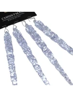 KŘIŠŤÁLOVÉ RAMPOUCHY ZÁVĚSNÁ DEKORACE 22CM 4KS