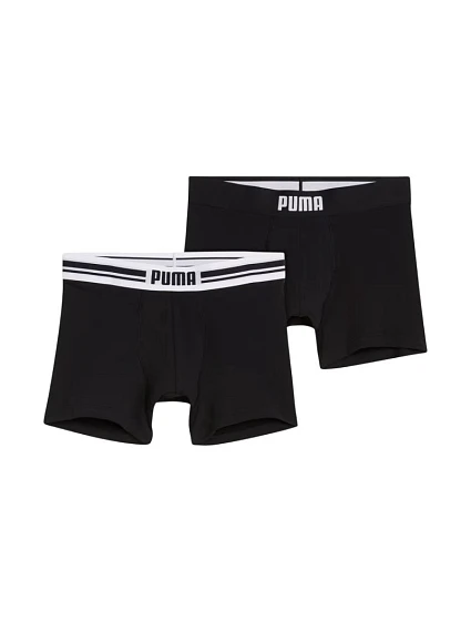Pánské boxerky Puma Everyday Placed Logo, balení po 2 kusech, černé, 938476 01