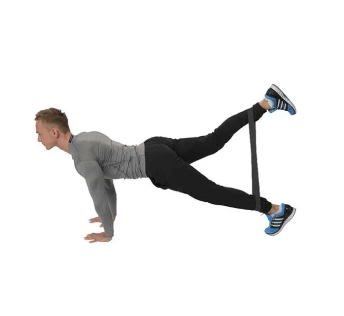 Cvičební guma GU04 BLACK 1,2 x 50 x 600 mm 17-33-013