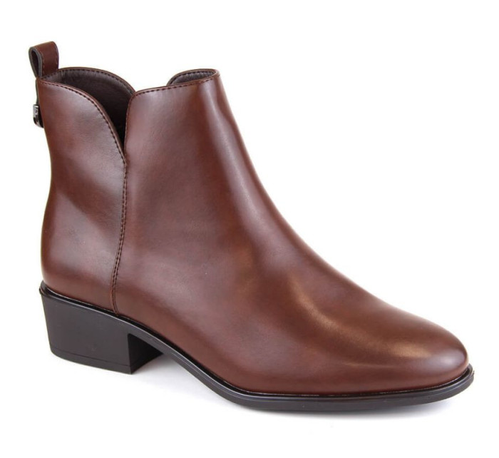 Dámské zateplené boty W SK418B brown - Sergio Leone