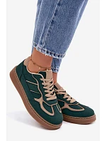 Nízké dámské tenisky Zelené Brenelle