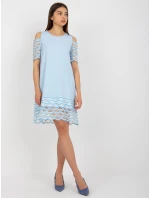 LK SK 506654 šaty.52 světle modrá