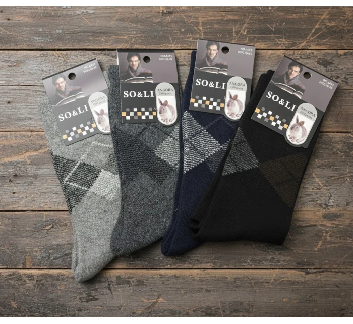 WiK SO&LI ponožky art.001/2 Angora pánské 39-46 WiK SO&LI ponožky art.001/2 Angora pánské 39-46