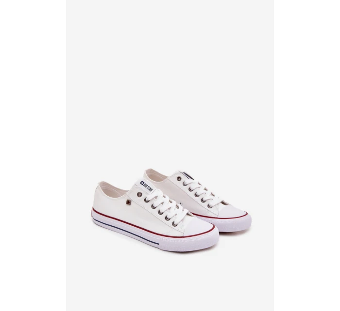 Pánské Nízké Textilní Tenisky Big Star DD174500 Bílé