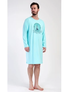 Pánská noční košile s dlouhým rukávem model 21822084 - Vienetta