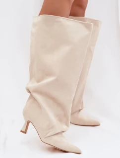 Kozačky na podpatku  model 225195 Step in style