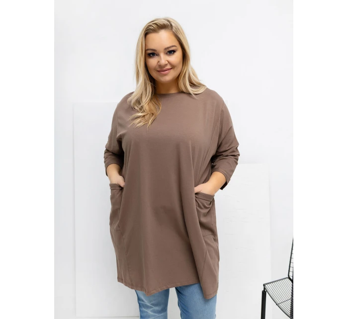 Halenka RV BZ A1076.00 tmavě lila Halenka RV BZ A1076.00 tmavě lila