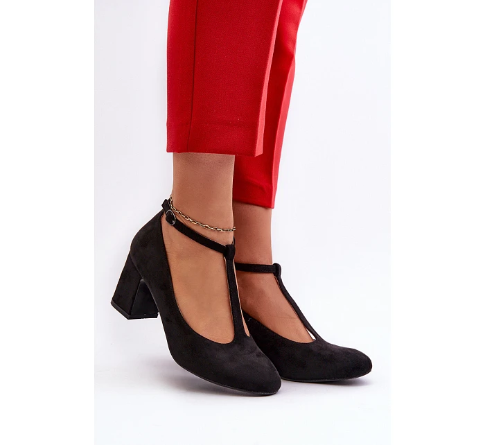 Semišové lodičky 834284 černé Raniyah - Mascara Semišové lodičky 834284 černé Raniyah - Mascara