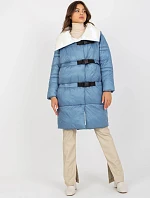 Zimní bunda s odepínacími rukávy Tovární cena modrá (TR8139)