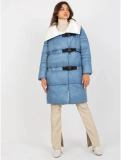 Světle modrá zimní bunda s odepínacími rukávy Factory Price (TR8139)