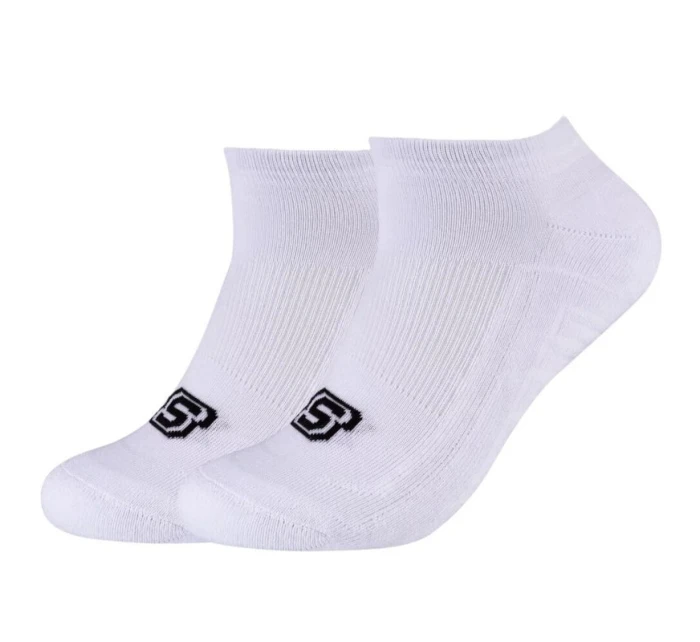 Skechers 2PPK Basic Cushioned Sneaker Socks SK43024-1000 White 39-42 Skechers 2PPK Basic Cushioned Sneaker Socks SK43024-1000 White 39-42