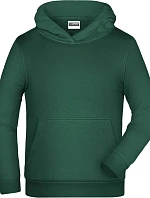 Daiber JN 796K Dětská mikina s kapucí 02.796K dark green
