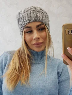 Fleecová čepice  světle model 18751339 - K-Fashion