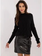 Sweter AT SW model 20470276 czarny - FPrice Sweter AT SW model 20470276 czarny - FPrice