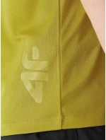 Pánské cyklistické rychleschnoucí tričko 4F - žluté