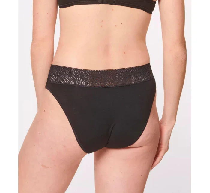 Dámské menstruační kalhotky Sloggi Period Pants Tai Medium černé
