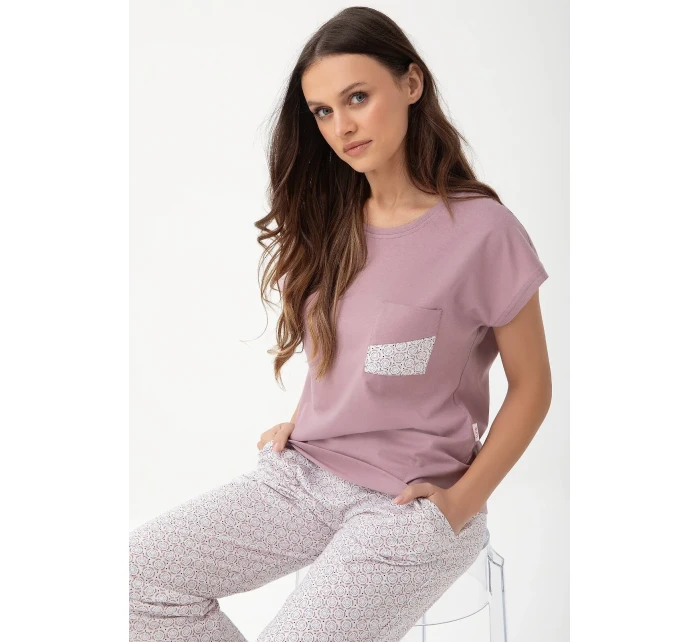 Pyžamo Luna 319 cr/r 3XL W25 dámské Pyžamo Luna 319 cr/r 3XL W25 dámské