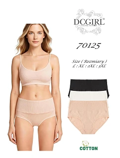 Spodní prádlo DC Girl 70125, balení, velikosti L–3XL, bavlna