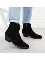 Dámské kožené kovbojské boty černé model 21905347 - Big Star