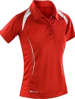 S Dámské piqué polo 29. red/white model 22426361 - Spiro