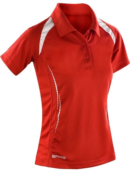 S Dámské piqué polo 29. red/white model 22426361 - Spiro
