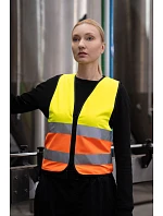 – Bezpečnostní vesta se zipem neon green model 22503494 - Korntex