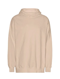 T Mikina s kapucí z těžké bio IC bavlny "Tiger" sand model 22417398 - Neutral