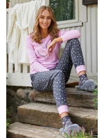 Italská móda Antilia long length sp. barva:růžová/print Italská móda Antilia long length sp. barva:růžová/print