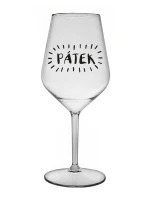 PÁTEK - čirá nerozbitná sklenice na víno 470 ml