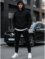 Pánská mikina s kapucí černá BX2028 Pánská mikina s kapucí černá BX2028