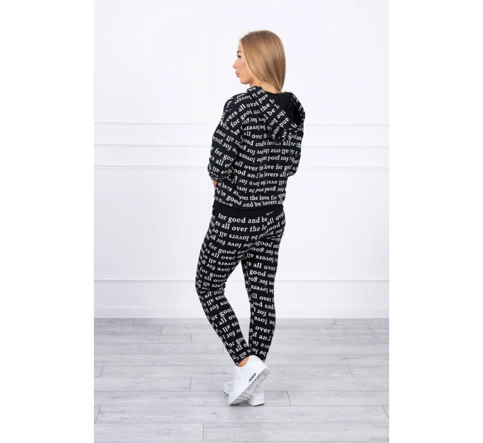 Sada s potiskem černá Sada s potiskem černá