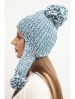 Dámská čepice ušanka Emma K343 tyrkysová